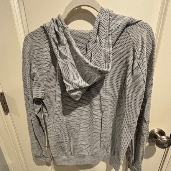 Michael Stars perforated hoodie sweater - Picture 3 of 6